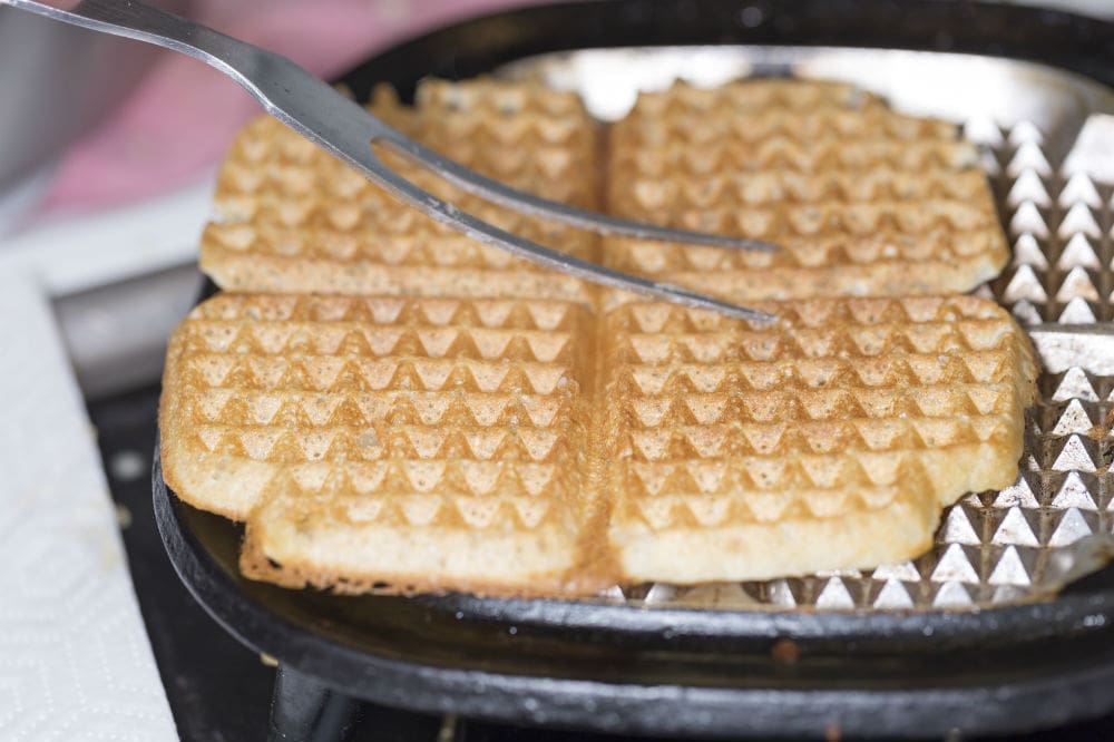 Cleaning a Waffle Iron