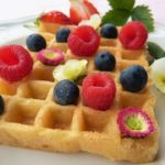 Waffles without eggs, baking powder, or milk