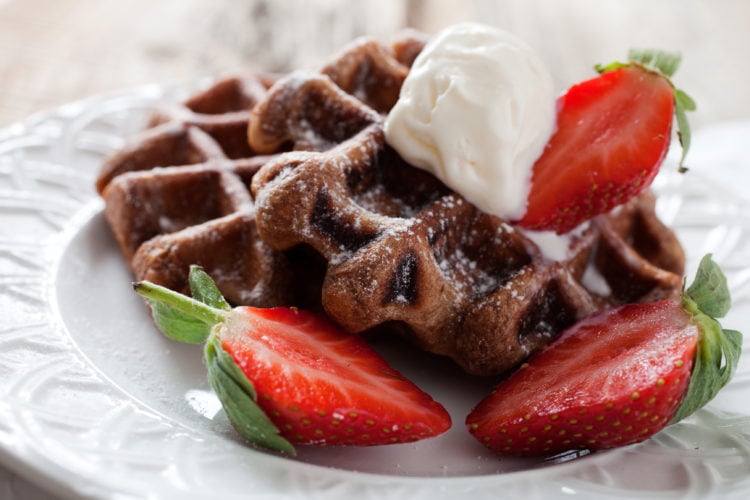 The Best Gluten Free Vegan Vanilla Waffles Recipe Eggless Cooking